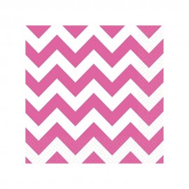 20 Tovaglioli Rosa Chevron