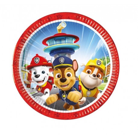 Compra 8 Piatti Paw Patrol 20 cm