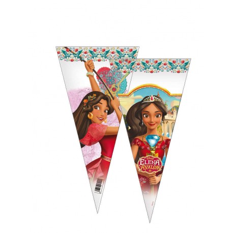 6 Sacchetti di Elena di Avalor 28 cm