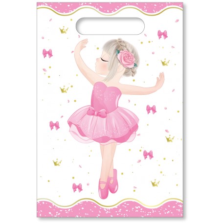 10 Sacchetti Ballerina di Carta