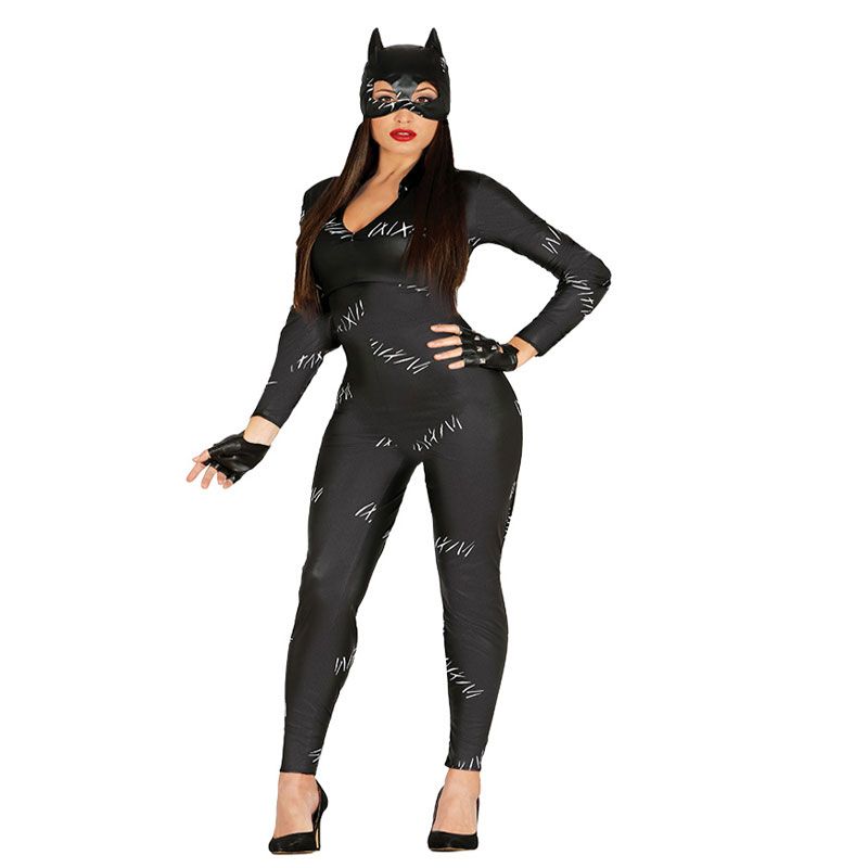 Bella Donna Che Porta Il Costume Di Catwoman Immagine Stock - Immagine di  gioco, donna: 101723945