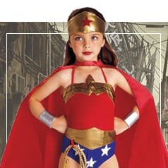 Funidelia | Costume Wonder Woman classico per bambina Supereroi, DC Comics,  Lega della Giustizia - Costume per Bambini e accessori per Feste