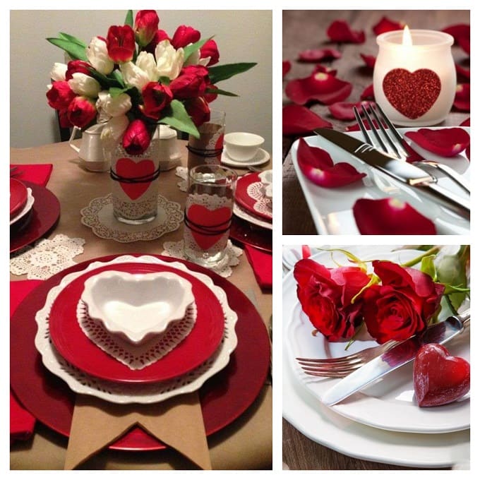 10 idee per rendere unica la tavola di San Valentino