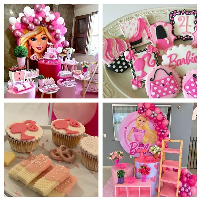 Come organizzare una festa a tema Barbie? Un buffet in rosa per i