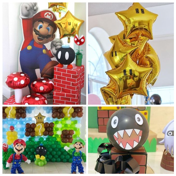 Idee Compleanno a tema Super Mario Bros - Come Allestire, Decorare e  Addobbare
