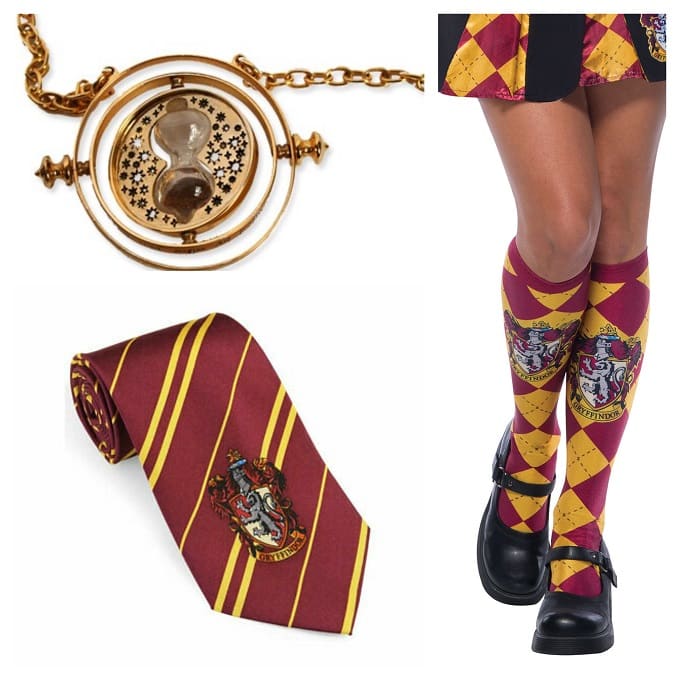 Costume da Hermione Granger, uniforme Grifondoro, per cosplay o
