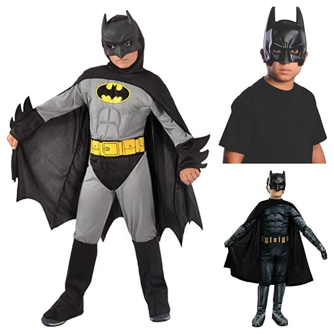 Vestito di carnevale da bambino piccolo di Batman